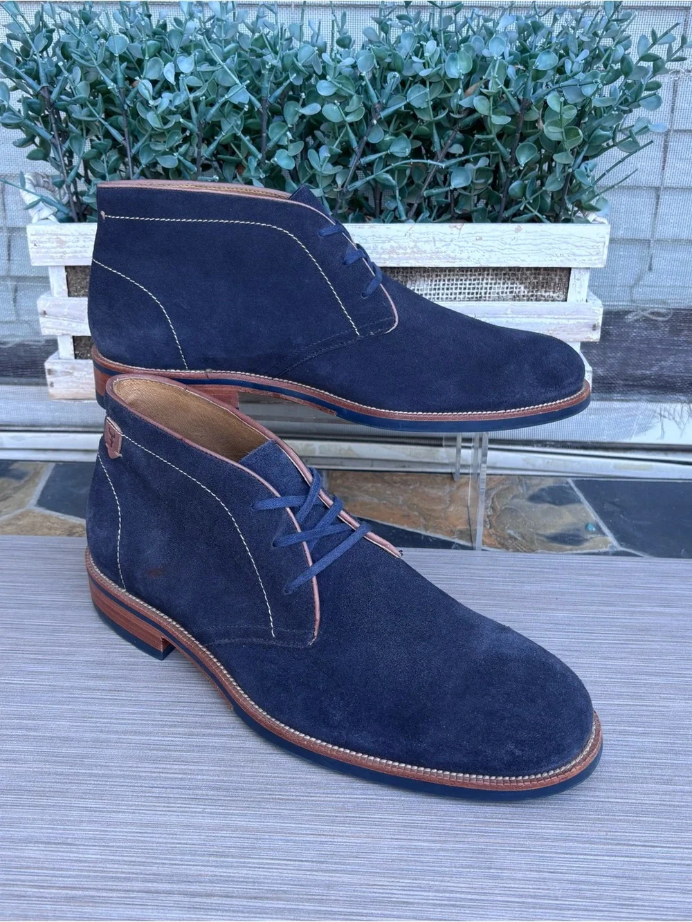 TRASK Suede Chukka Boots